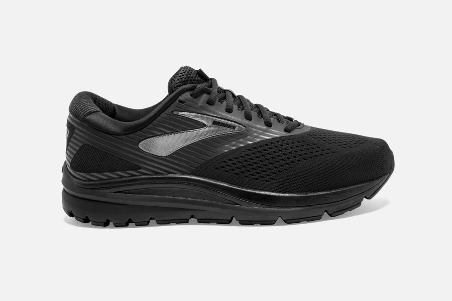 Brooks Running Shoes - Addiction 14 Road Mens - Black/Grey - XHY-743065